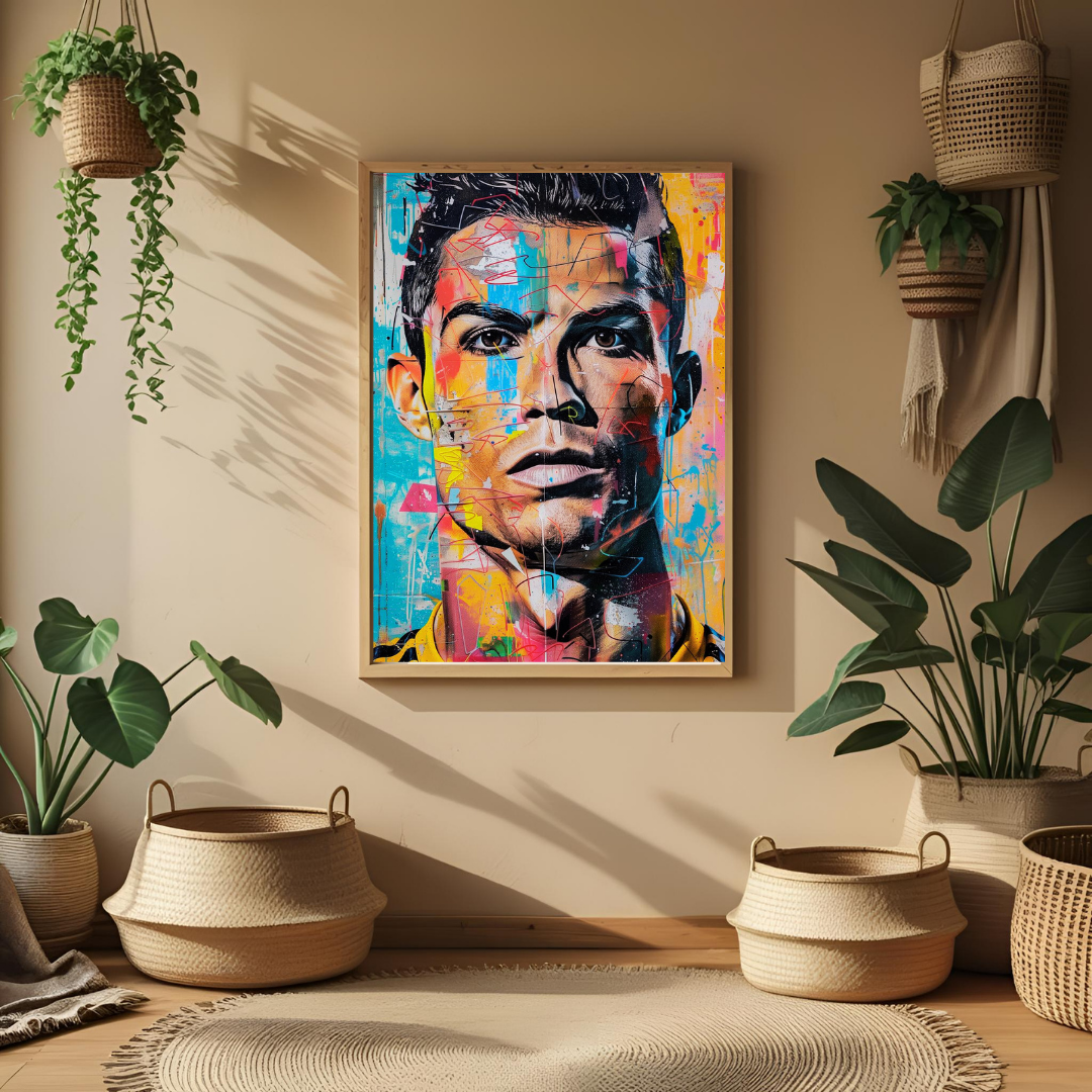 Ronaldo, Football Icon Poster β Modern Wall Art for True Fans β½π¨