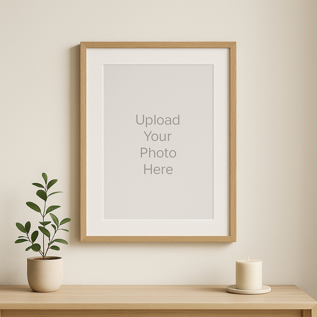⭐ Custom Photo Poster & Framed Print — Create Your Own Wall Art