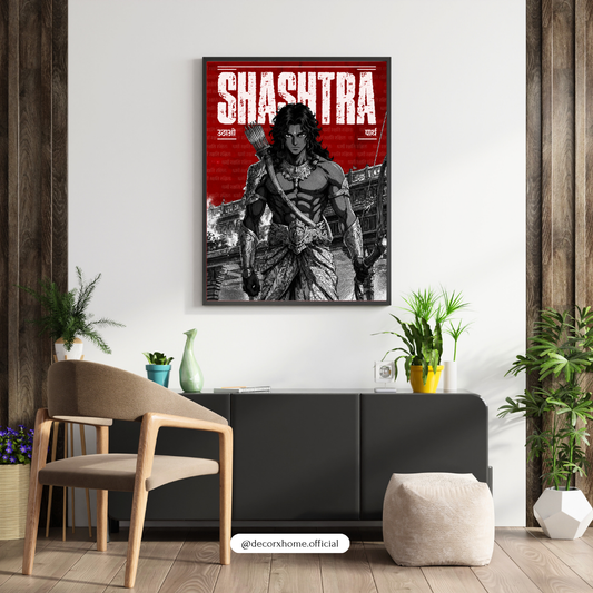 Shastra Warrior Wall Art – Epic Mythological Warrior Poster & Framed Art | Decorxhome