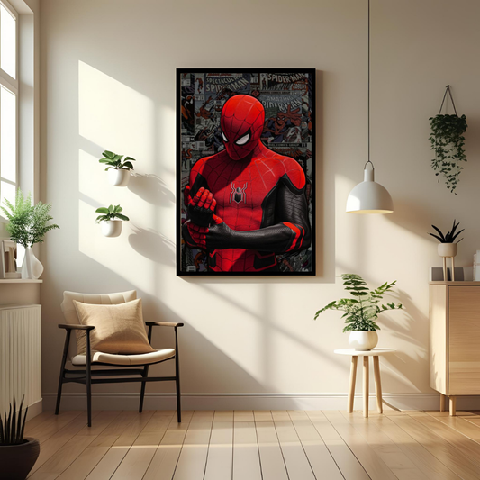 🕷️ Spider-Man Wall Poster 🖼️ | Modern Superhero Home Décor ✨