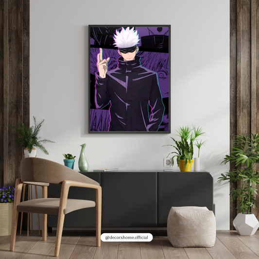 Gojo Satoru – Infinity Aura Anime Wall Poster