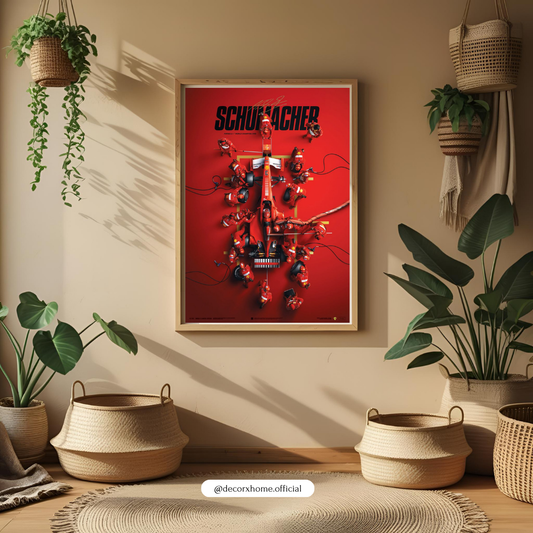 F1 - Red Pit-Stop Precision – Racing Crew Top-View Wall Poster