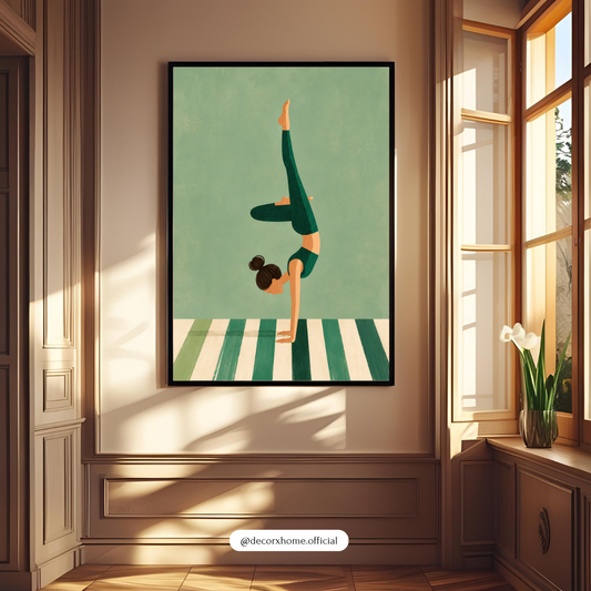 Decorxhome – Minimalist Yoga Balance Wall Art Poster