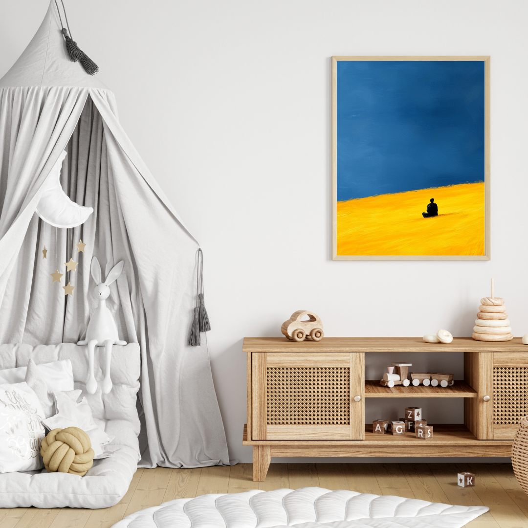Solitude in Nature β Golden Field Poster πΎπ