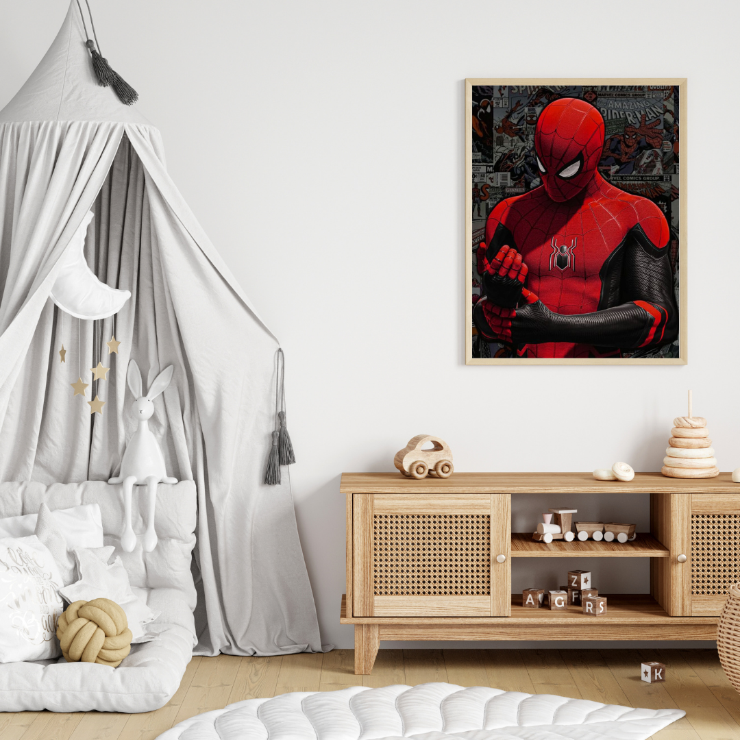 🕷️ Spider-Man Wall Poster 🖼️ | Modern Superhero Home Décor ✨