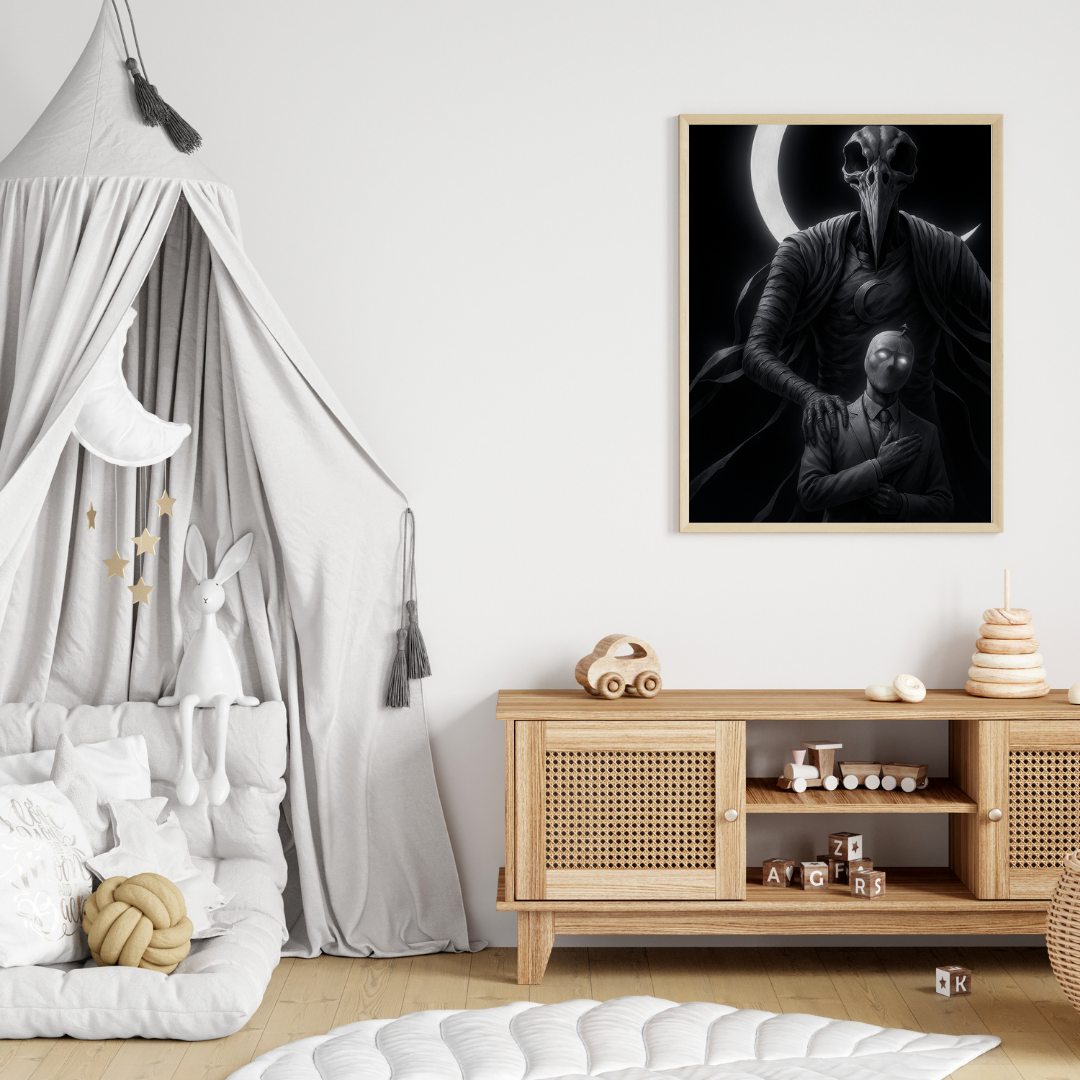 ๐ Dark Moon Knight Wall Poster ๐ผ๏ธ | Gothic Superhero Art โซโจ