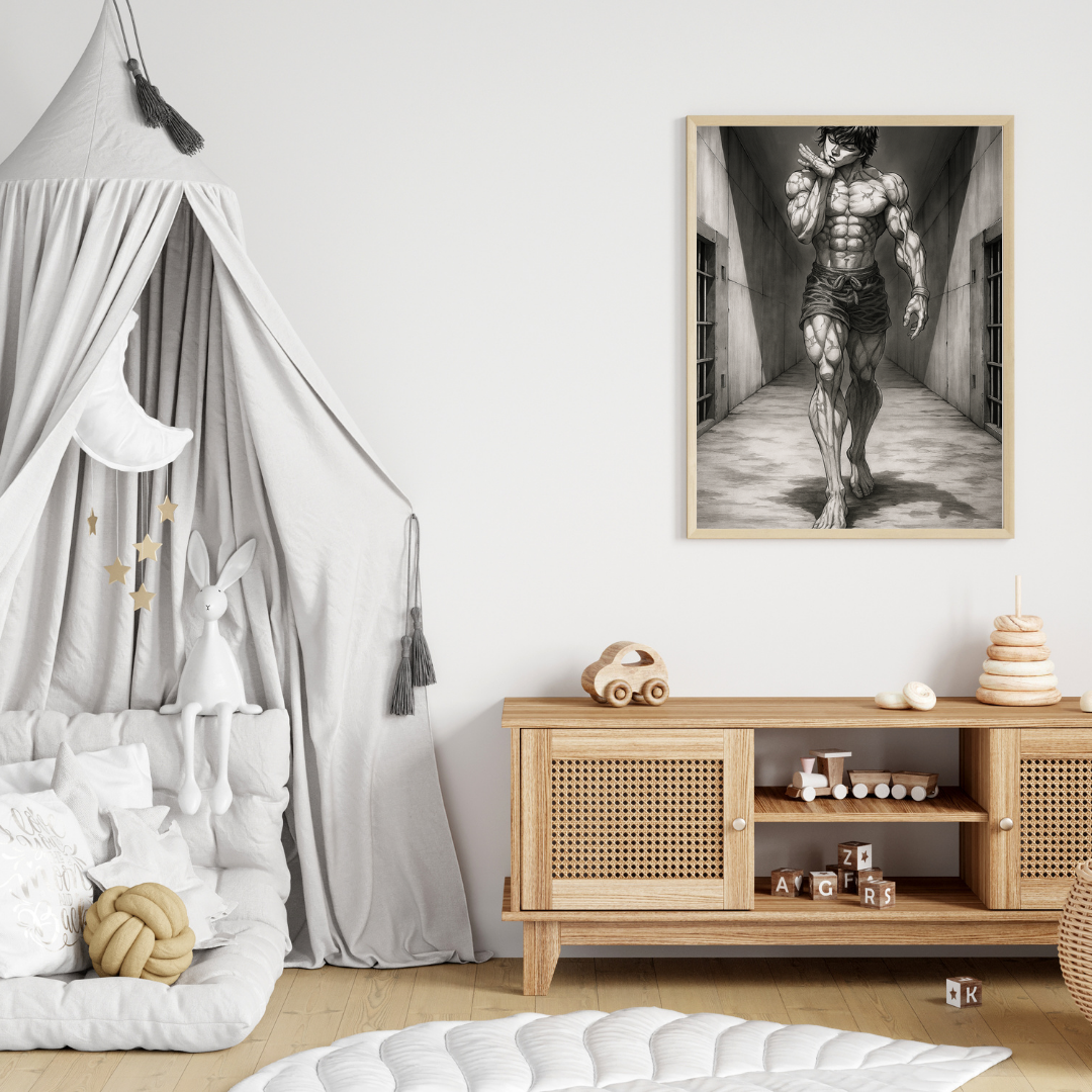 ๐ช Anime Warrior Poster ๐ผ๏ธ | Dark Aesthetic Fighter Wall Art โ๏ธ๐ฅ