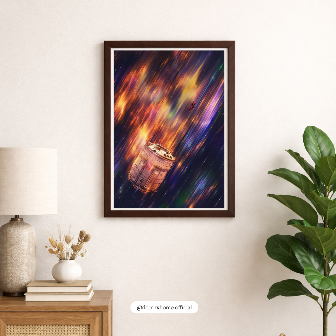 Project Hail Mary Cosmic Drift Space Poster | Astronaut Capsule Galaxy Art | Abstract Sci-Fi Wall Art | Modern Space Decor | Decorxhome