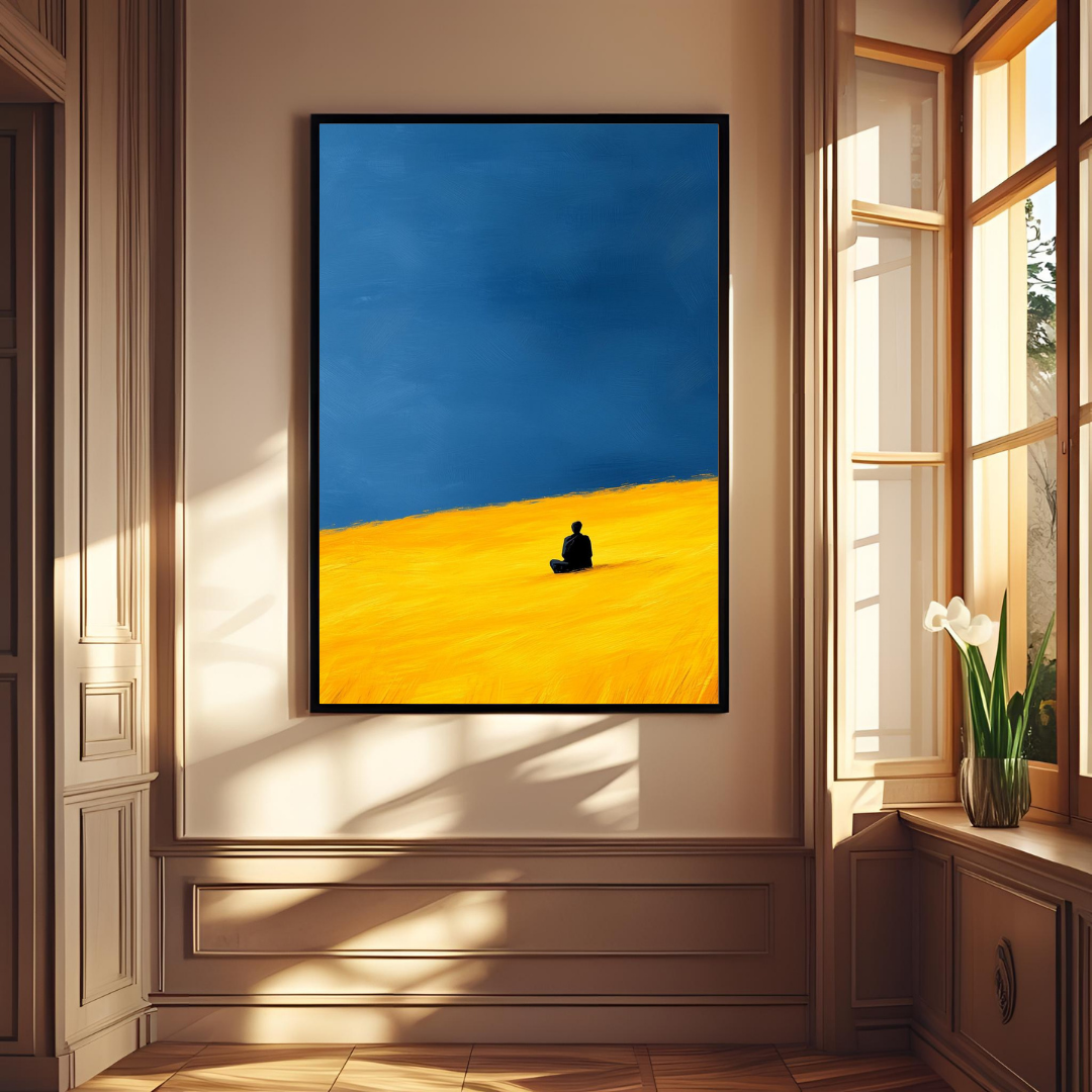 Solitude in Nature β Golden Field Poster πΎπ