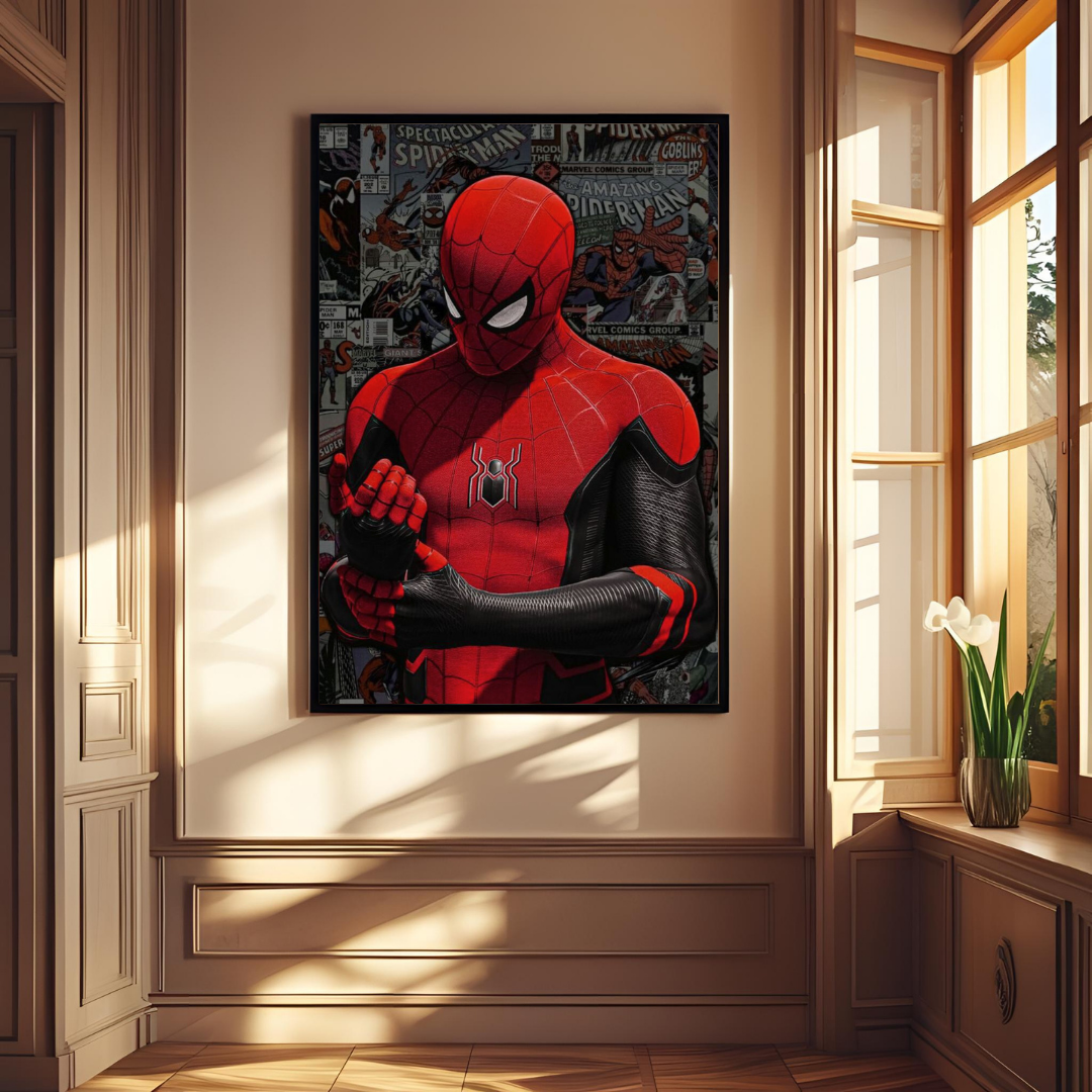 🕷️ Spider-Man Wall Poster 🖼️ | Modern Superhero Home Décor ✨