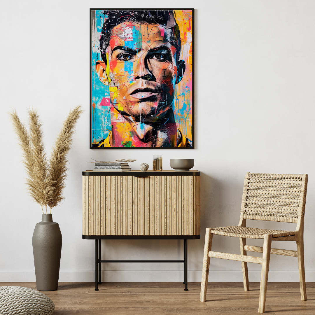 Ronaldo, Football Icon Poster β Modern Wall Art for True Fans β½π¨