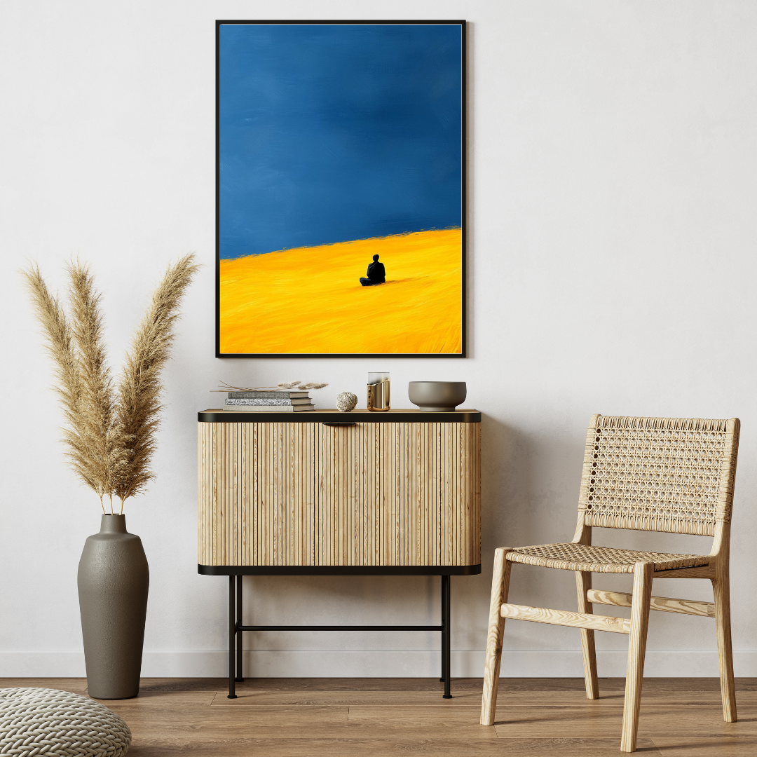 Solitude in Nature β Golden Field Poster πΎπ