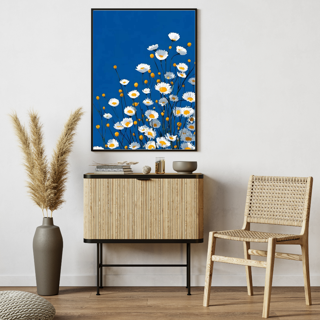 Blooming Daisies – Nature Inspired Poster 🌼