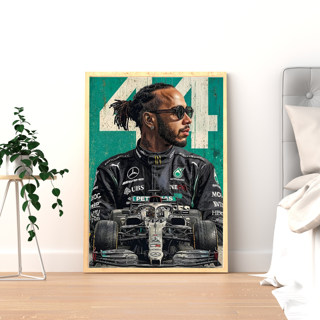 Formula Racing Champion Wall Poster | Elite Motorsport Art Print by Decorxhome