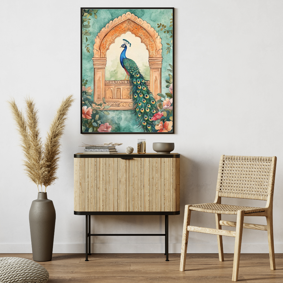 Majestic Peacock β Traditional & Cultural Wall Art ποΈπ¦