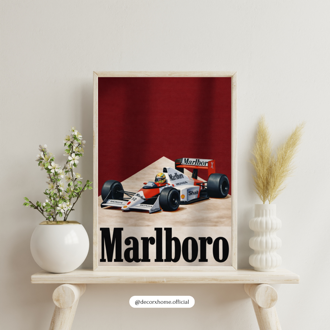 Vintage Formula 1 Racing Car Poster – Retro Motorsport Wall Art | Decorxhome