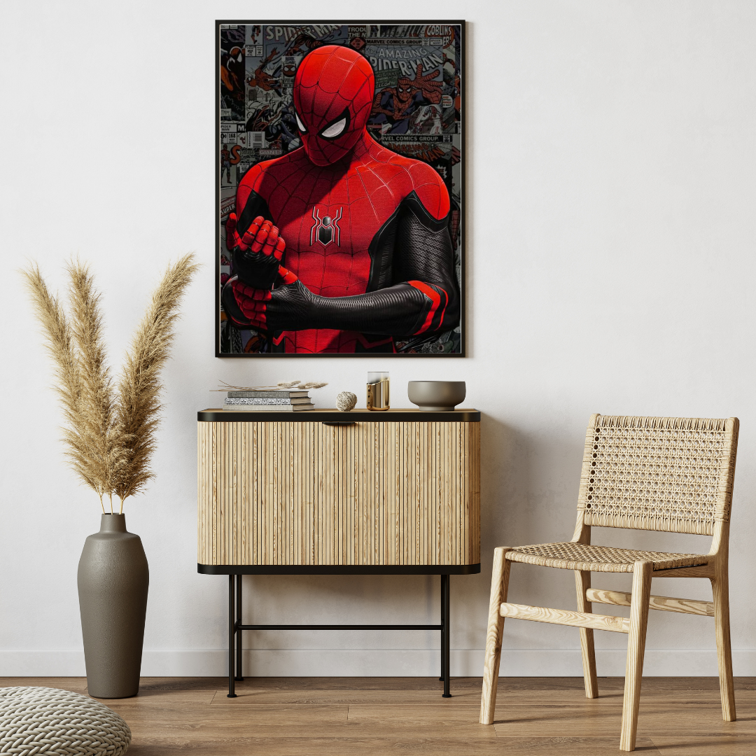 🕷️ Spider-Man Wall Poster 🖼️ | Modern Superhero Home Décor ✨