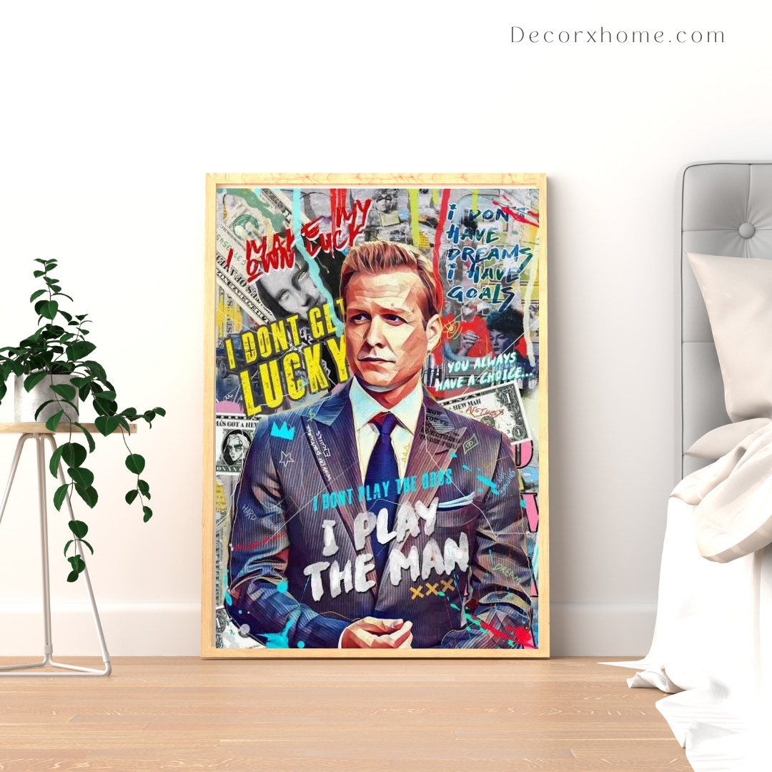 Suit Urban Leadership Graffiti – Motivational Wall Poster