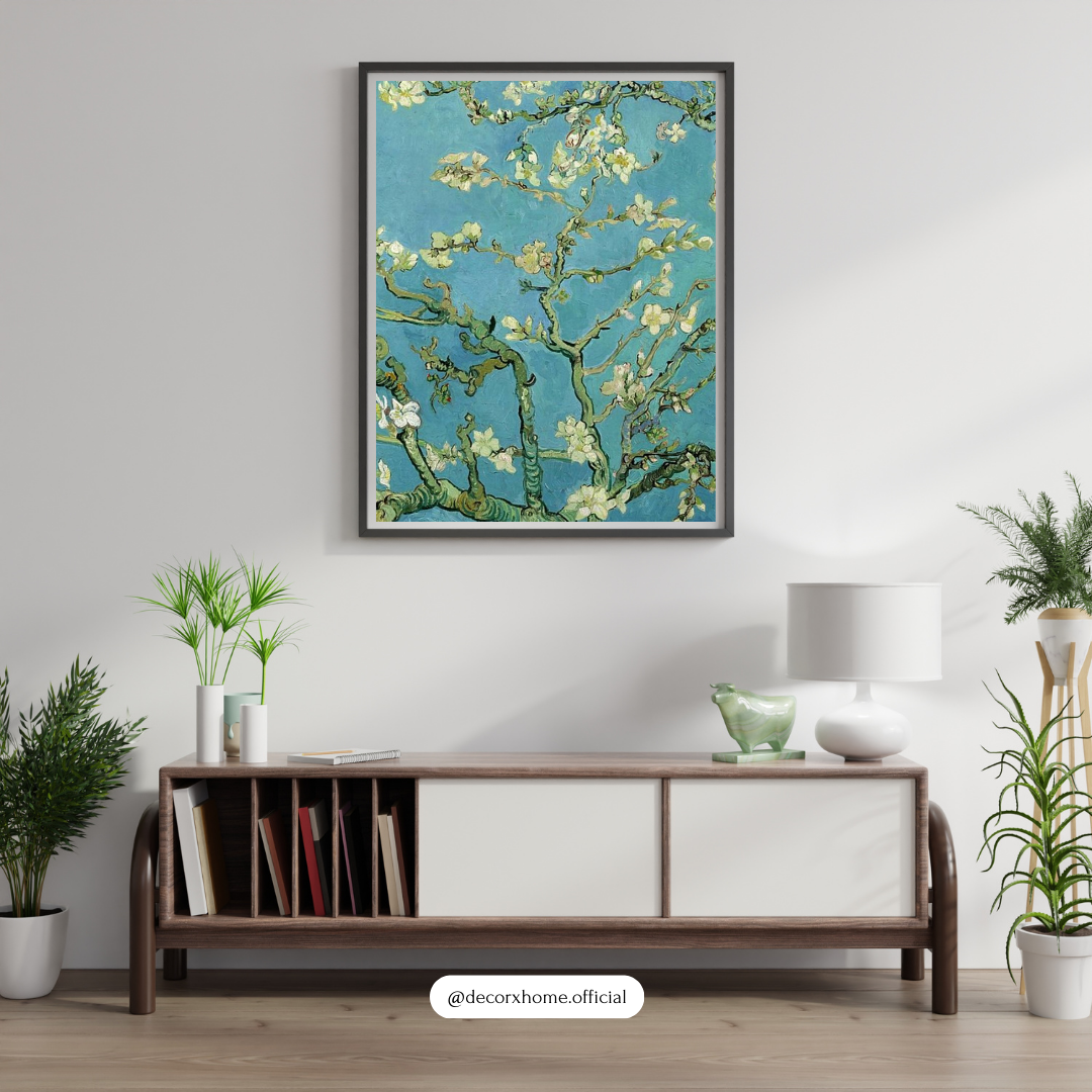 Almond Blossoms – Van Gogh Inspired Floral Art Wall Poster