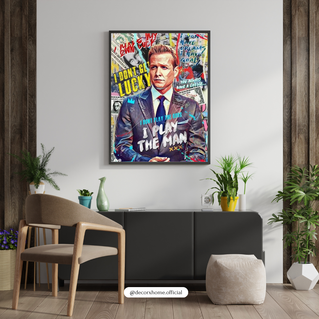 Suit Urban Leadership Graffiti – Motivational Wall Poster