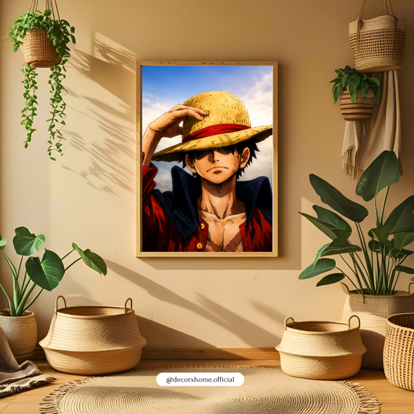 Straw Hat Dreamer Poster – Anime Adventure Wall Art