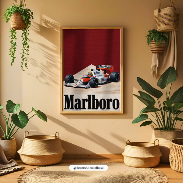 Vintage Formula 1 Racing Car Poster – Retro Motorsport Wall Art | Decorxhome