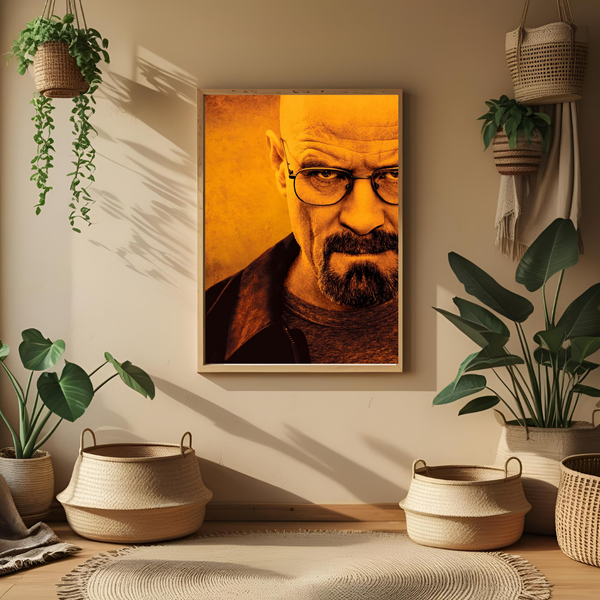 Breaking Bad Poster – Walter White Heisenberg Wall Art 🧪🔥