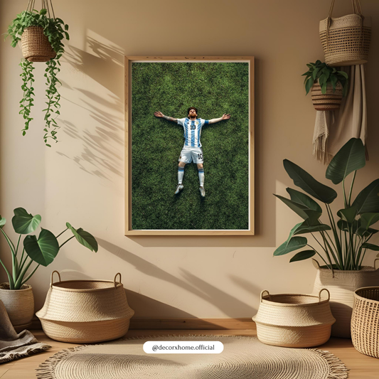 Messi Victory Moment – Iconic Football Wall Poster