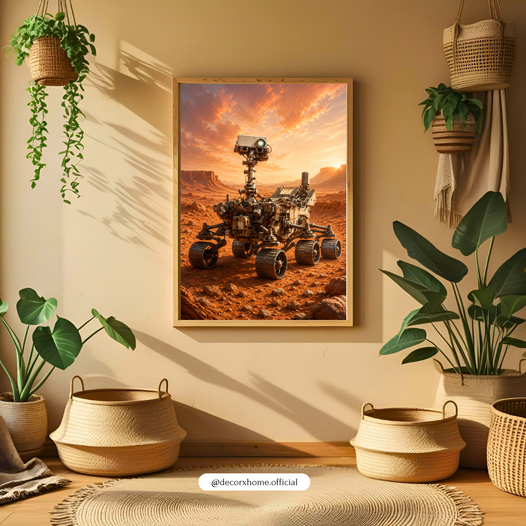 Mars Rover Space Wall Art Poster | Futuristic Planet Exploration & NASA-Inspired Print | Decorexhome