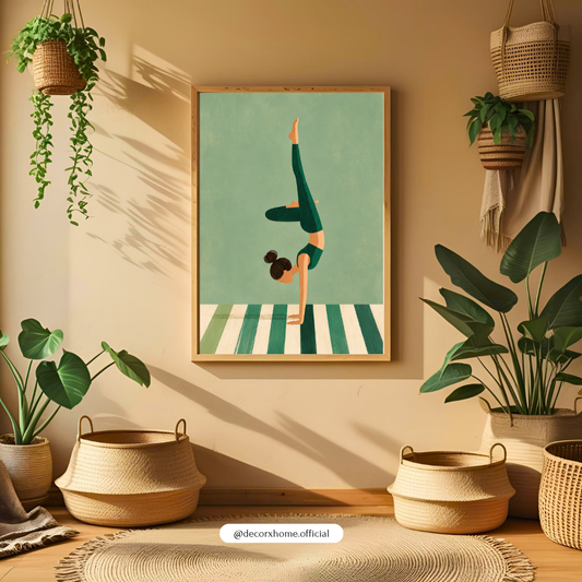 Decorxhome – Minimalist Yoga Balance Wall Art Poster
