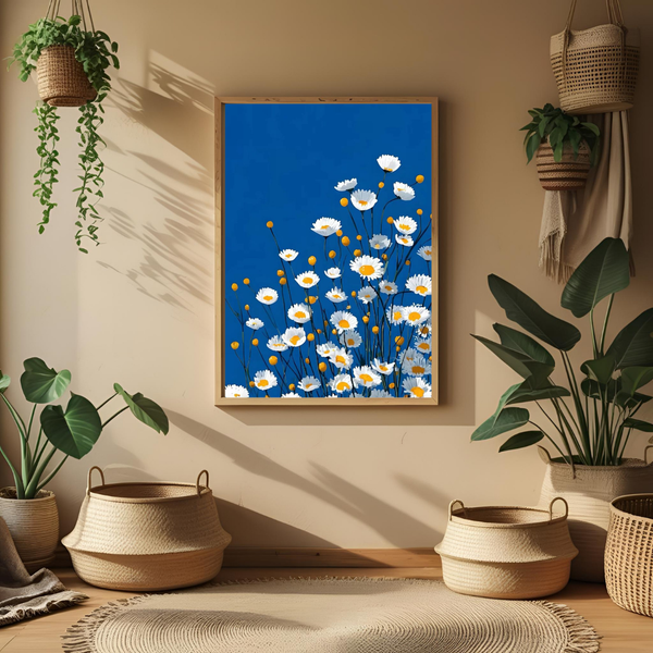 Blooming Daisies – Nature Inspired Poster 🌼