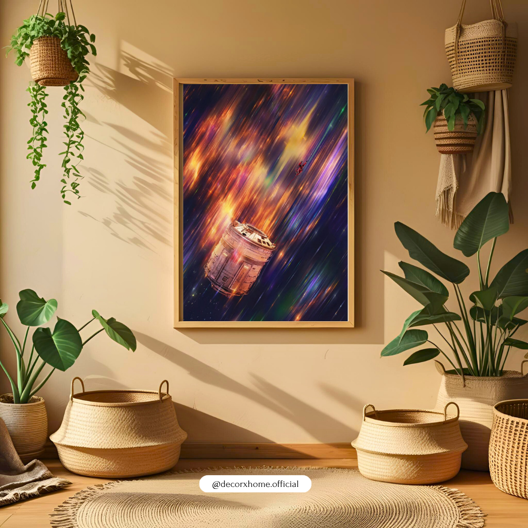 Project Hail Mary Cosmic Drift Space Poster | Astronaut Capsule Galaxy Art | Abstract Sci-Fi Wall Art | Modern Space Decor | Decorxhome