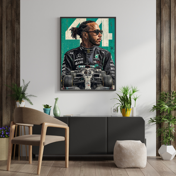 Formula Racing Champion Wall Poster | Elite Motorsport Art Print by Decorxhome