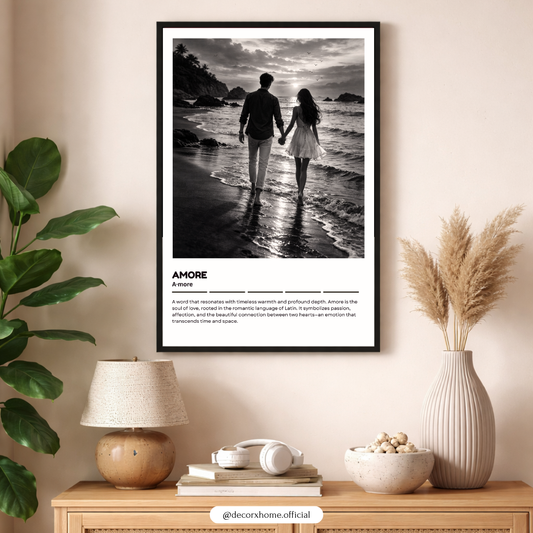 Love & Family Word Definition Wall Art Poster Collection – Minimal Aesthetic Prints by Decorxhome