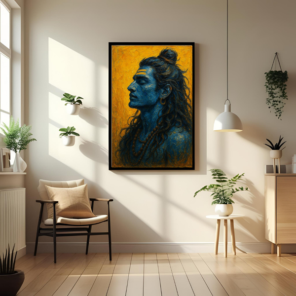 Lord Shiva – Meditative Divine Energy Wall Poster 🕉️✨