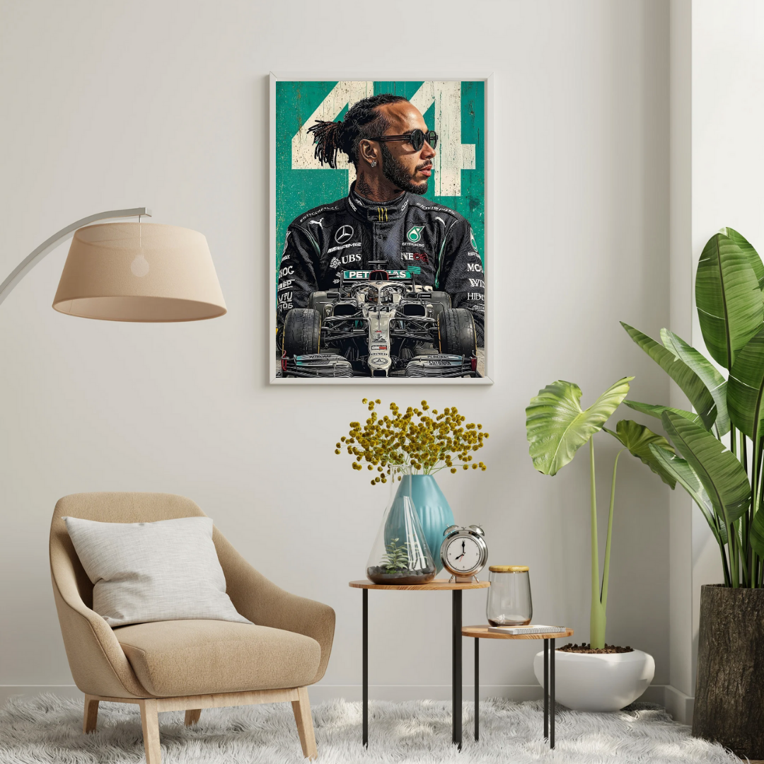 Formula Racing Champion Wall Poster | Elite Motorsport Art Print by Decorxhome