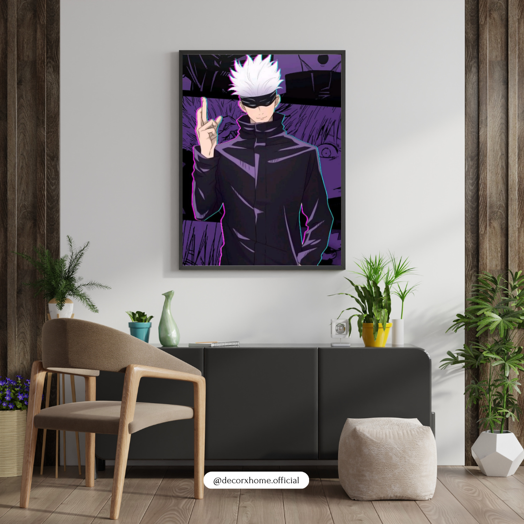 Gojo Satoru – Infinity Aura Anime Wall Poster