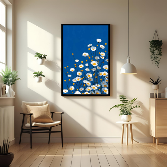 Blooming Daisies – Nature Inspired Poster 🌼