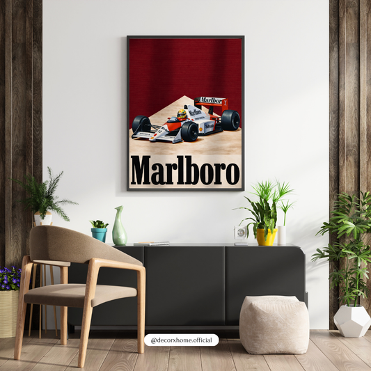 Vintage Formula 1 Racing Car Poster – Retro Motorsport Wall Art | Decorxhome