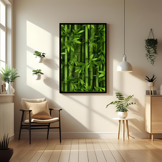 Serenity in Bamboo – Nature Wall Art 🌿