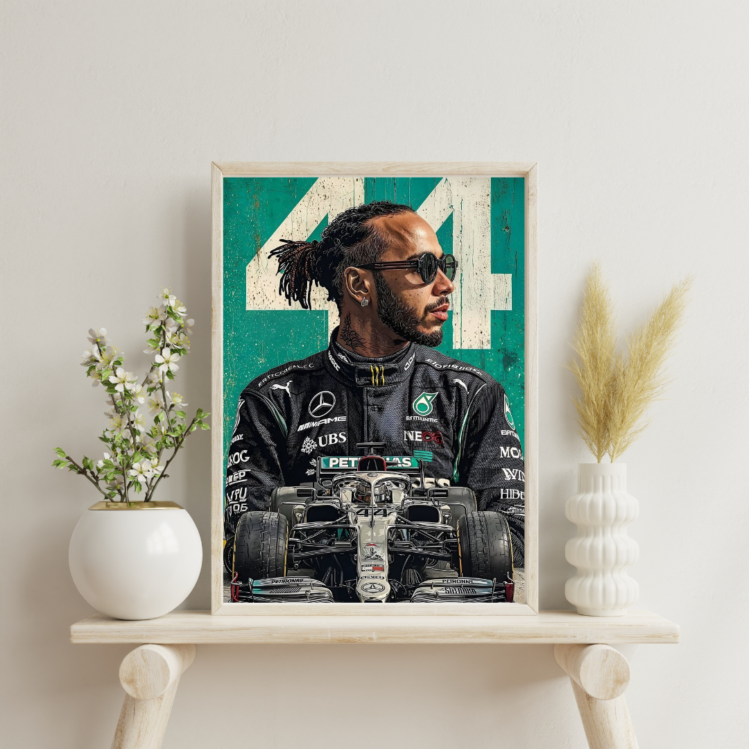 Formula Racing Champion Wall Poster | Elite Motorsport Art Print by Decorxhome