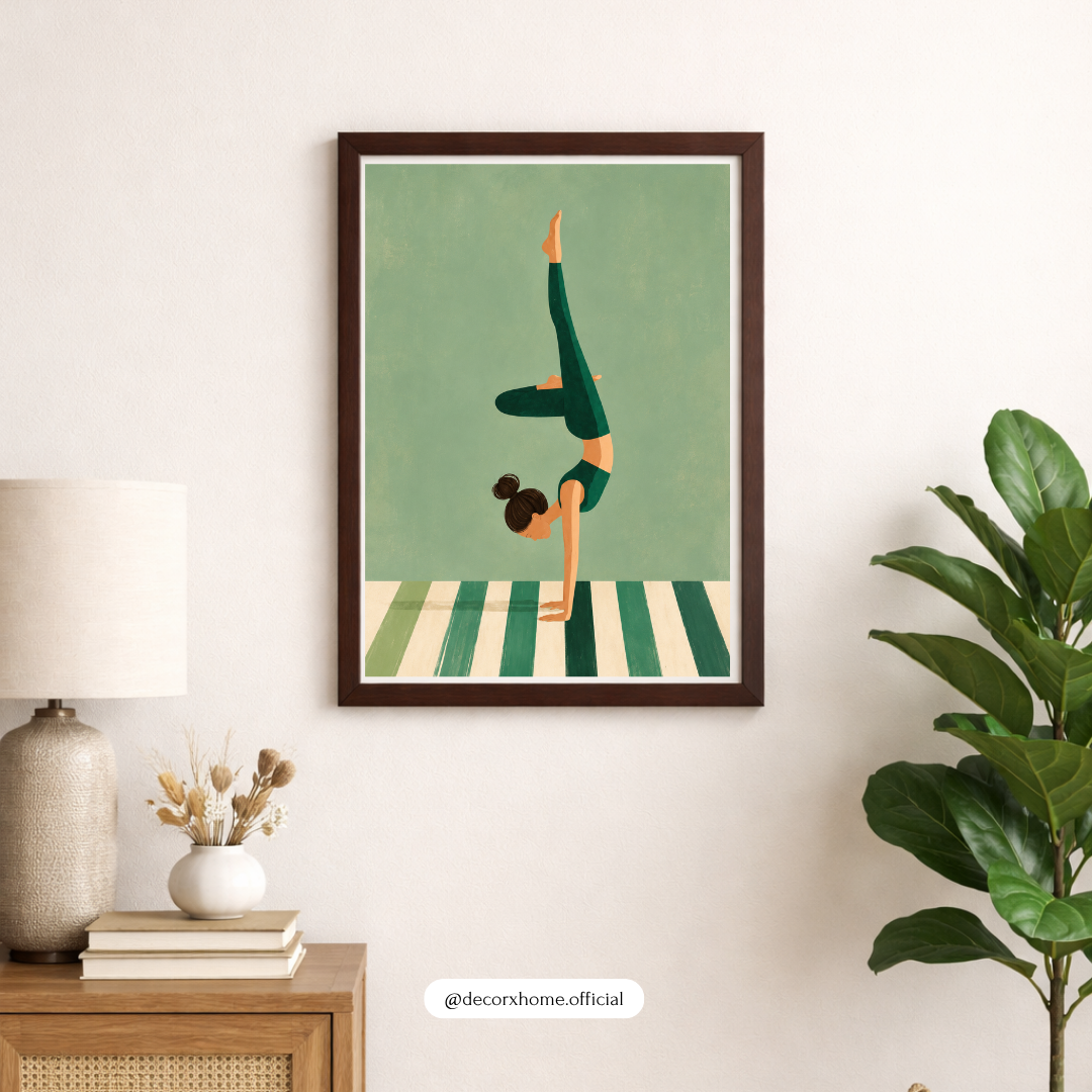 Decorxhome – Minimalist Yoga Balance Wall Art Poster