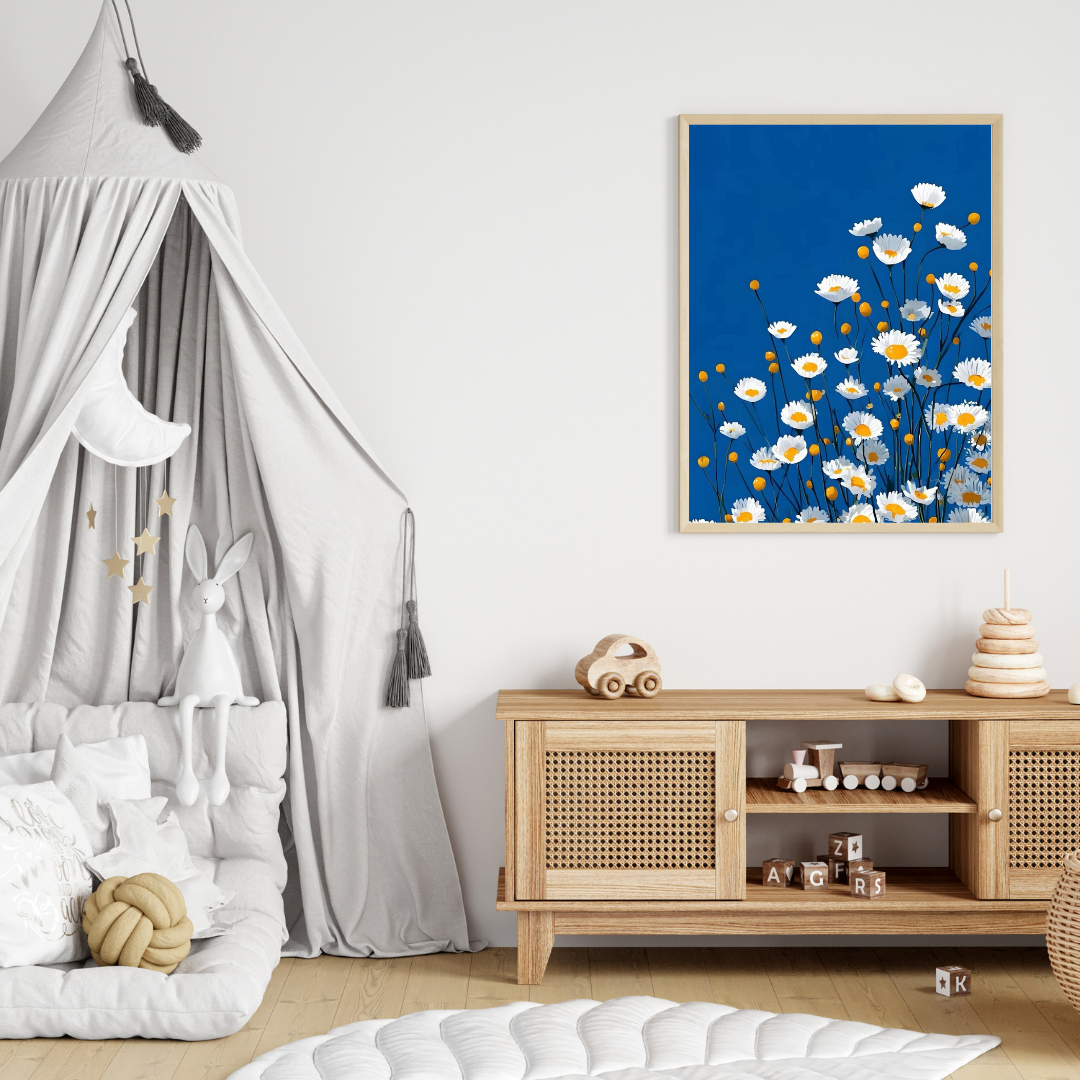 Blooming Daisies – Nature Inspired Poster 🌼