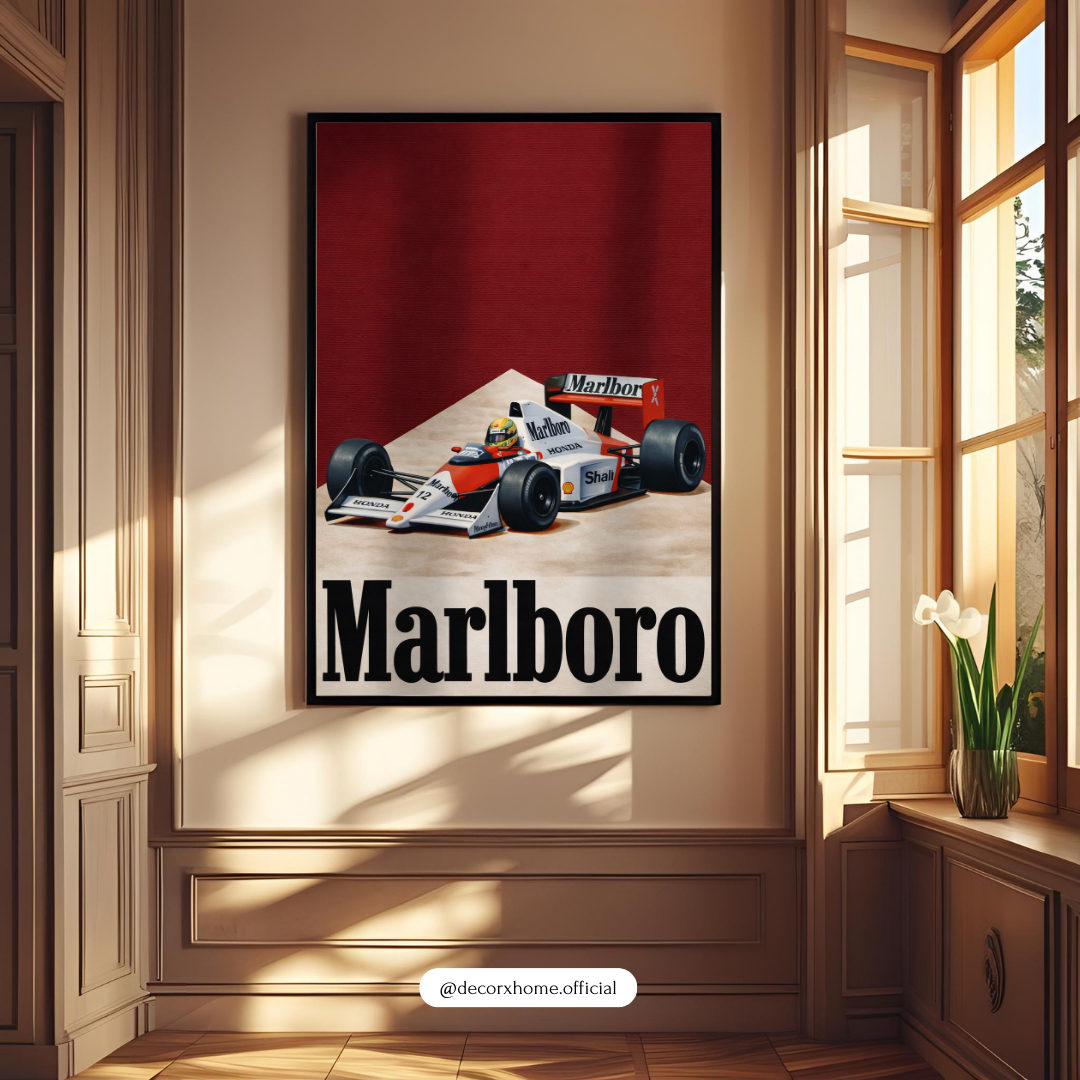 Vintage Formula 1 Racing Car Poster – Retro Motorsport Wall Art | Decorxhome