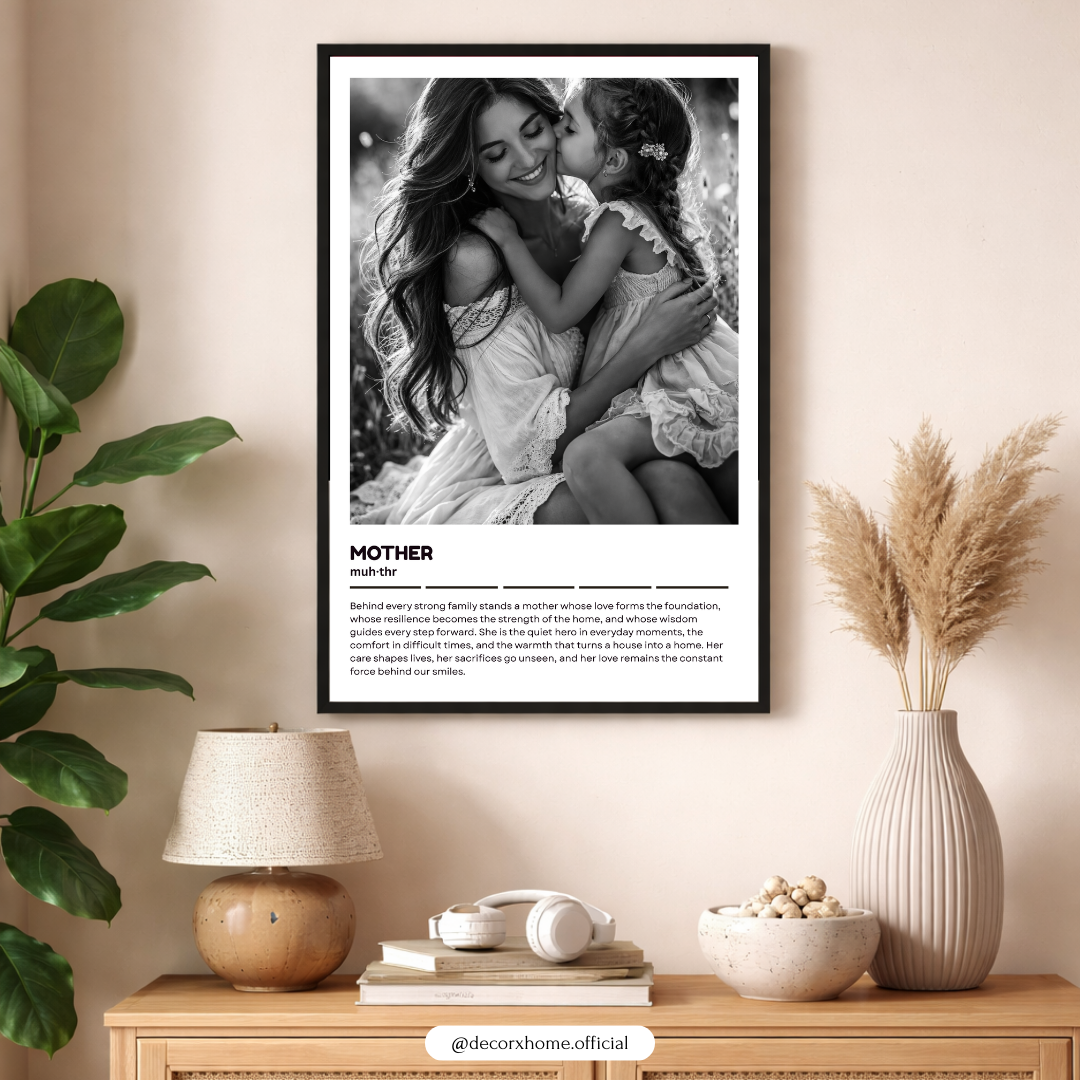 Love & Family Word Definition Wall Art Poster Collection – Minimal Aesthetic Prints by Decorxhome
