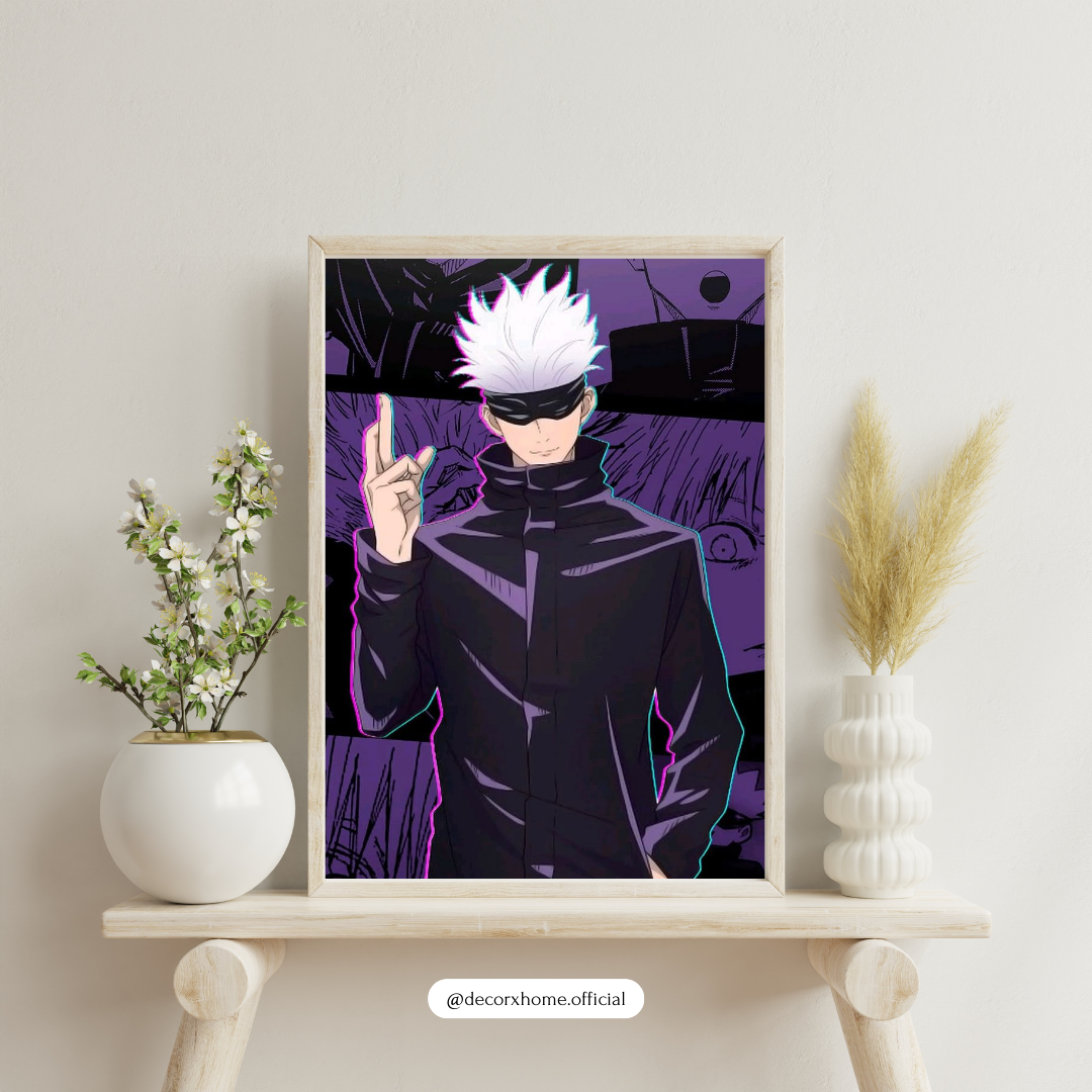 Gojo Satoru – Infinity Aura Anime Wall Poster