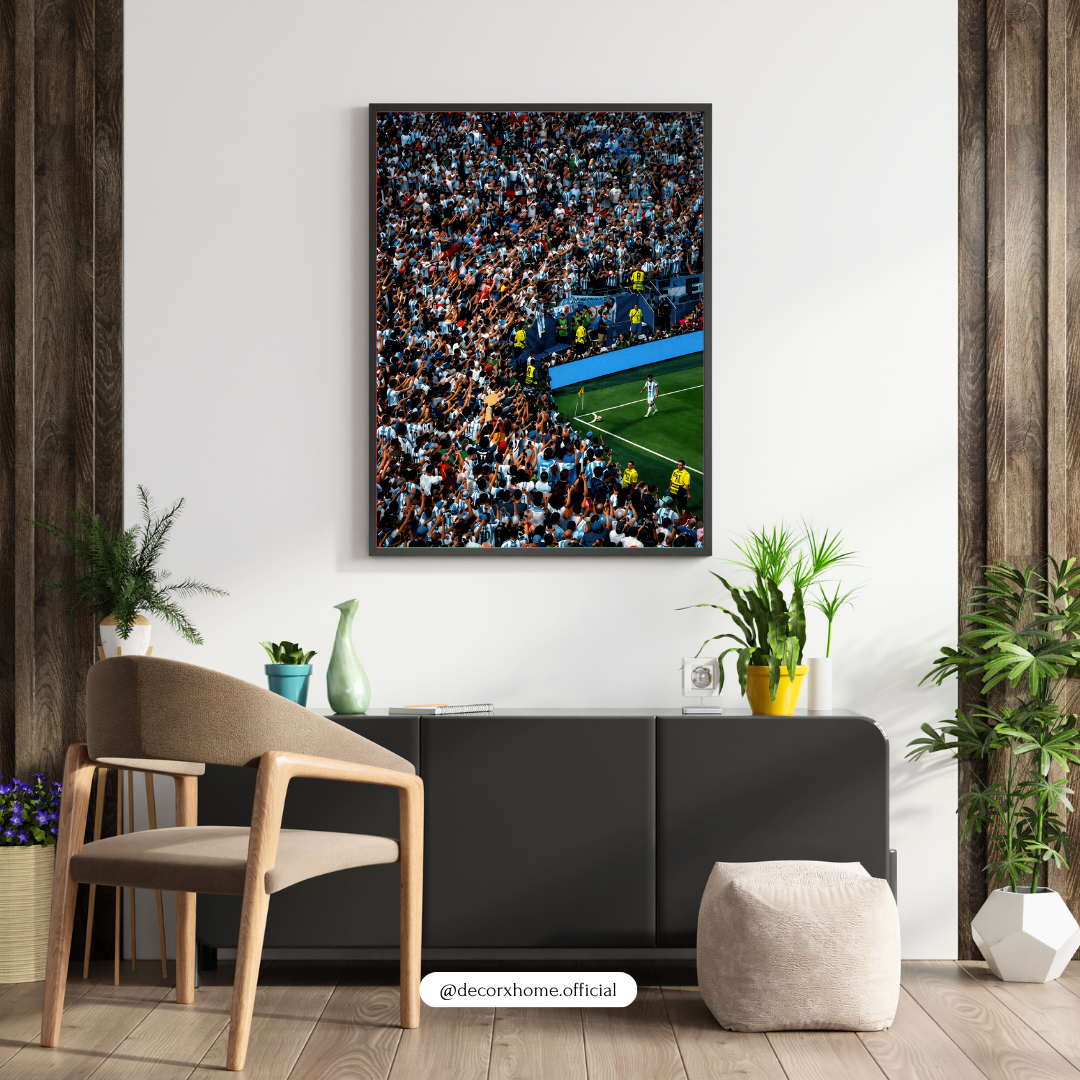 Corner Flag Glory Football Poster | Stadium Atmosphere Soccer Wall Art | Decorxhome