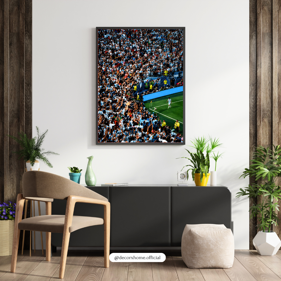 Corner Flag Glory Football Poster | Stadium Atmosphere Soccer Wall Art | Decorxhome