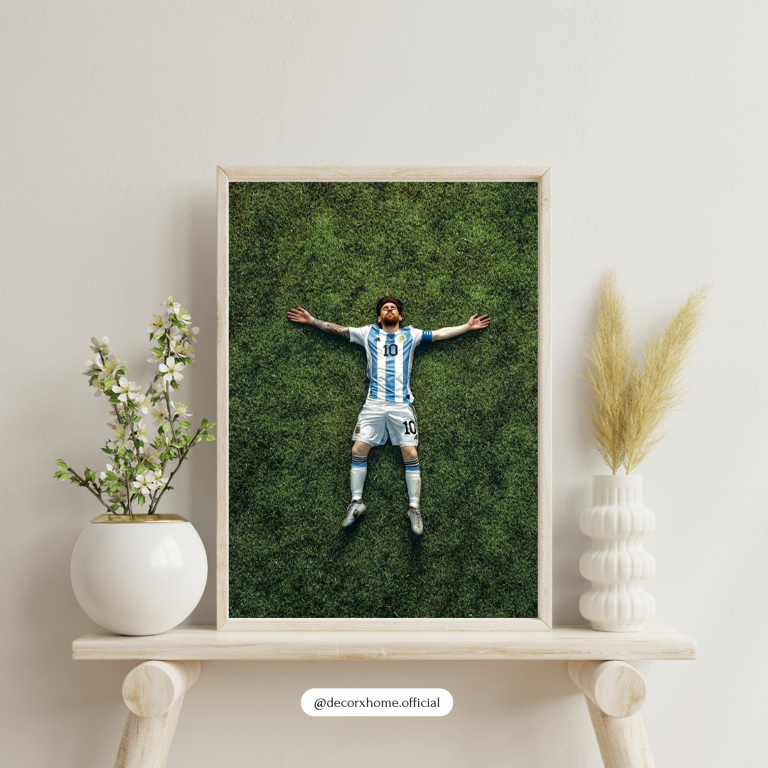 Messi Victory Moment – Iconic Football Wall Poster