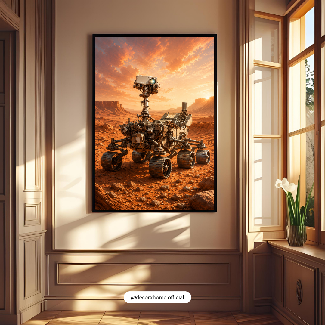 Mars Rover Space Wall Art Poster | Futuristic Planet Exploration & NASA-Inspired Print | Decorexhome
